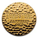 1 oz Gold Round - Scottsdale Tombstone Hammered Gold Piece