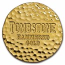1 oz Gold Round - Scottsdale Tombstone Hammered Gold (Round Only)