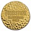1 oz Gold Round - Scottsdale Tombstone Hammered Gold (Round Only)