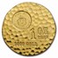 1 oz Gold Round - Scottsdale Tombstone Hammered Gold (Round Only)