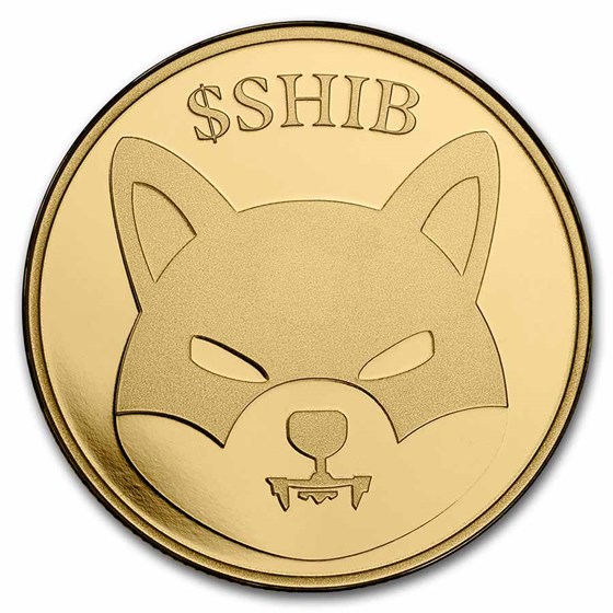 1 oz Gold Round - Shiba Inu 1 oz Gold Round - Shiba Inu
