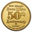 1 oz Gold Round - Snow White 50th Anniv (Snow White, w/Box & COA)