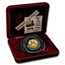 1 oz Gold Round - Snow White 50th Anniv (Snow White, w/Box & COA)