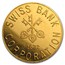 1 oz Gold Round - Swiss Bank Corporation