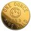 1 oz Gold Round - Swiss Bank Corporation