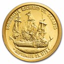 1 oz Gold Round - Vintage John Paul Jones (High Relief)