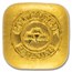 1 oz Gold Square - Golden West Refining (Vintage, Poured)