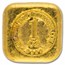 1 oz Gold Square - Golden West Refining (Vintage, Poured)