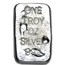 1 oz Hand Poured Silver Bar - Eagle Head