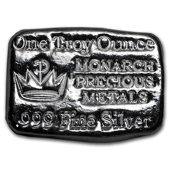 1 oz Hand Poured Silver Bar - MPM 1 oz Hand Poured Silver Bar - MPM