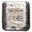 1 oz Hand Poured Silver Cube - Yeager Poured Silver