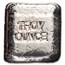1 oz Hand Poured Silver Cube - Yeager Poured Silver