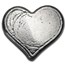 1 oz Hand Poured Silver Heart