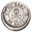1 oz Hand Poured Silver Round - Bitcoin