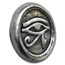 1 oz Hand Poured Silver Round - Eye of Horus