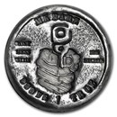 1 oz Hand Poured Silver Round - Right to Bear Arms