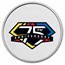 1 oz NASCAR 75th Double Sided Colorized Silver Round
