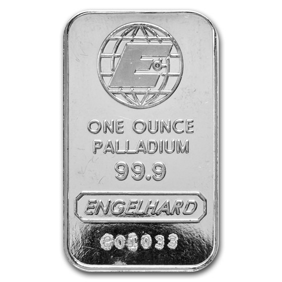 1 oz Palladium Bar - Engelhard 1 oz Palladium Bar - Engelhard