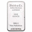 1 oz Palladium Bar - Secondary Market