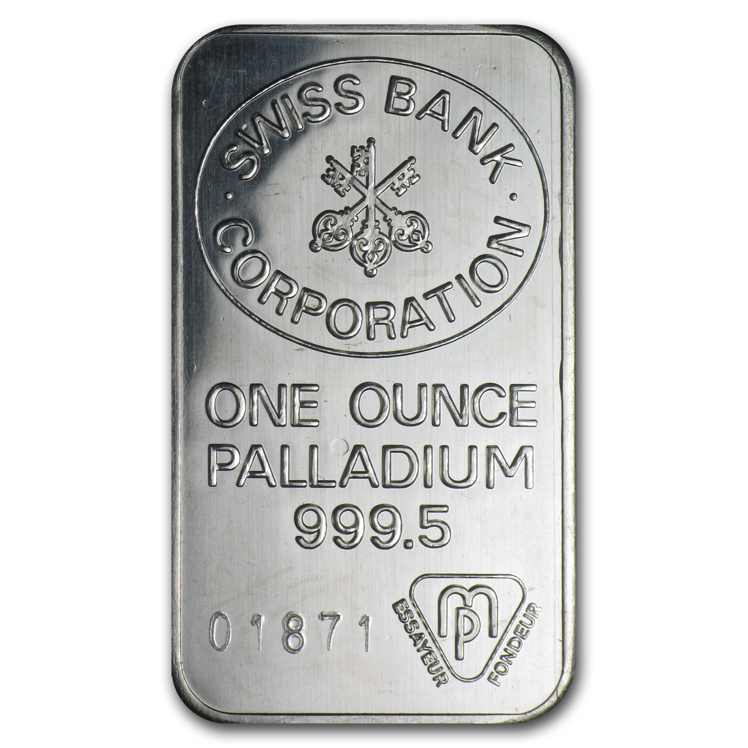 Buy 1 oz Palladium Bar - Swiss Bank Corporation | APMEX