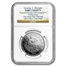 1 oz Platinum $100 Union George T. Morgan NGC UCAM