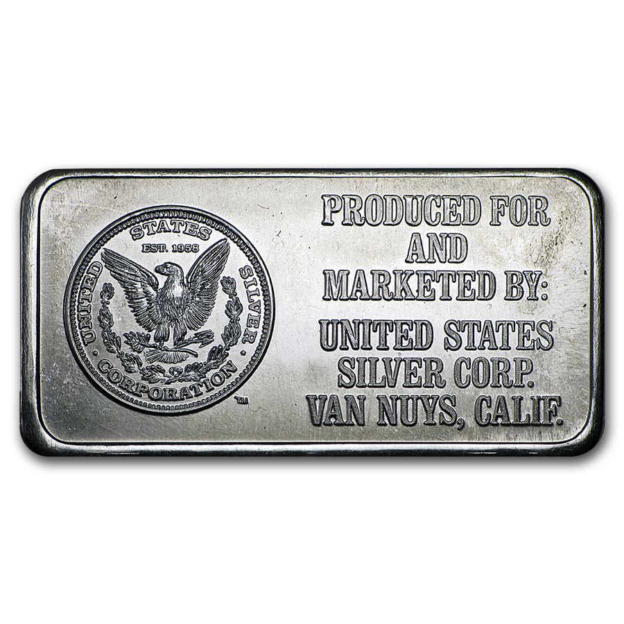 1 oz Platinum Bar - Engelhard USSC (.999+ Fine)