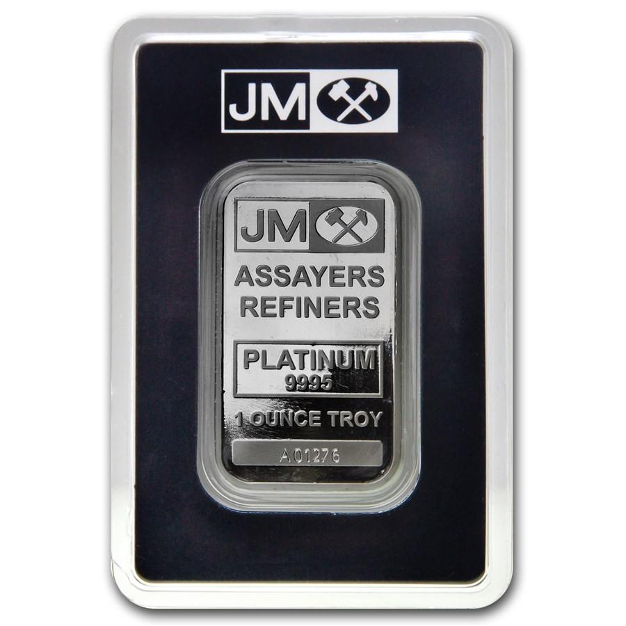 1 oz Platinum Bar - Johnson Matthey (In Assay)