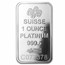 1 oz Platinum Bar - PAMP Suisse Lady Fortuna (In Assay)