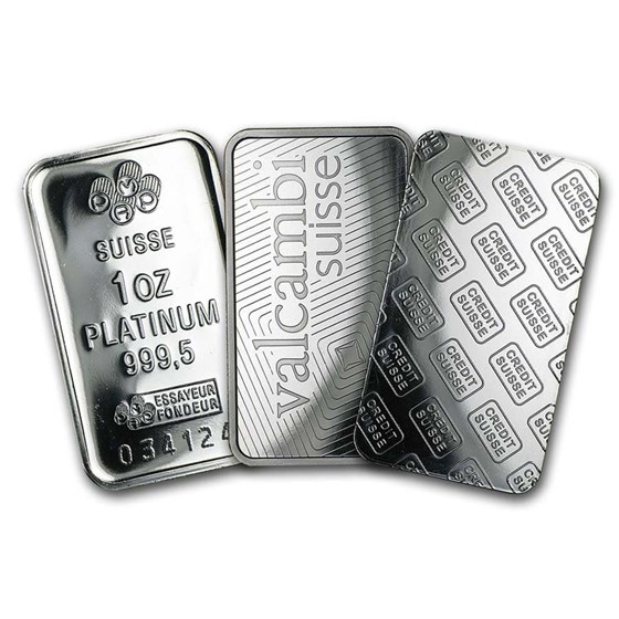 Buy 1 oz Platinum Bar Secondary Market (.999+ Fine) APMEX