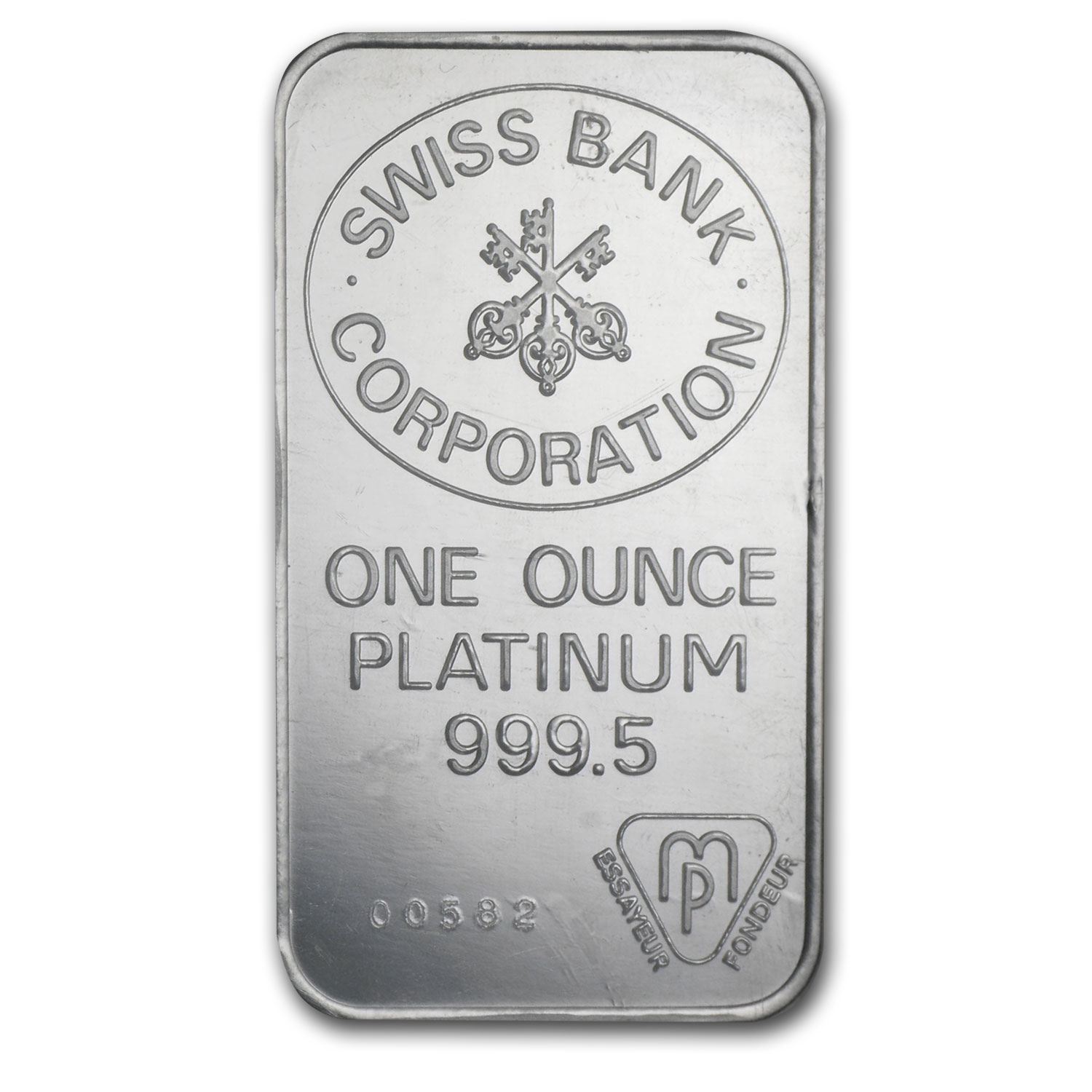 Buy 1 oz Platinum Bar - Swiss Bank Corporation (.9995 Fine) | APMEX