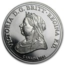 1 oz Platinum Round - Engelhard Beaver/Castor (.9995 Fine)