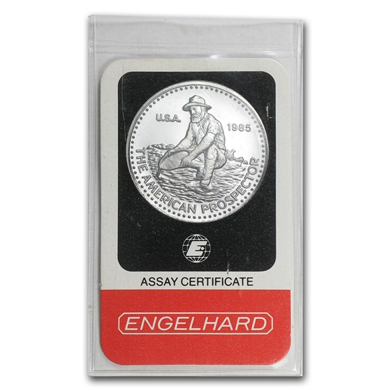 1 oz Platinum Round - Engelhard Prospector (In Assay) 1 oz Platinum Round - Engelhard Prospector (In Assay)