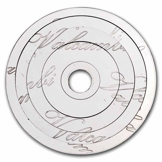 1 oz Platinum Round Valcambi Armillary