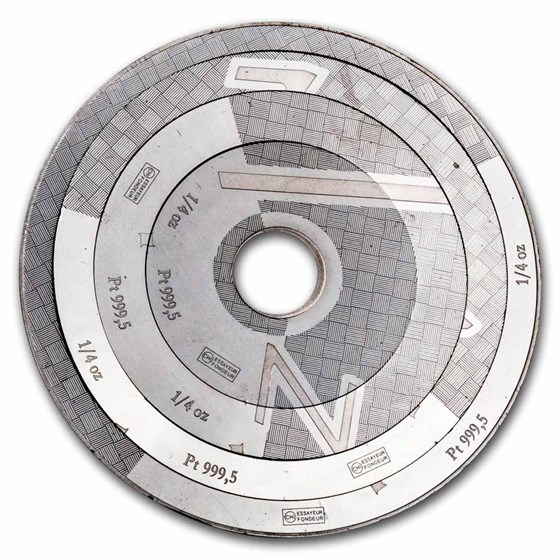 1 oz Platinum Round Valcambi Armillary