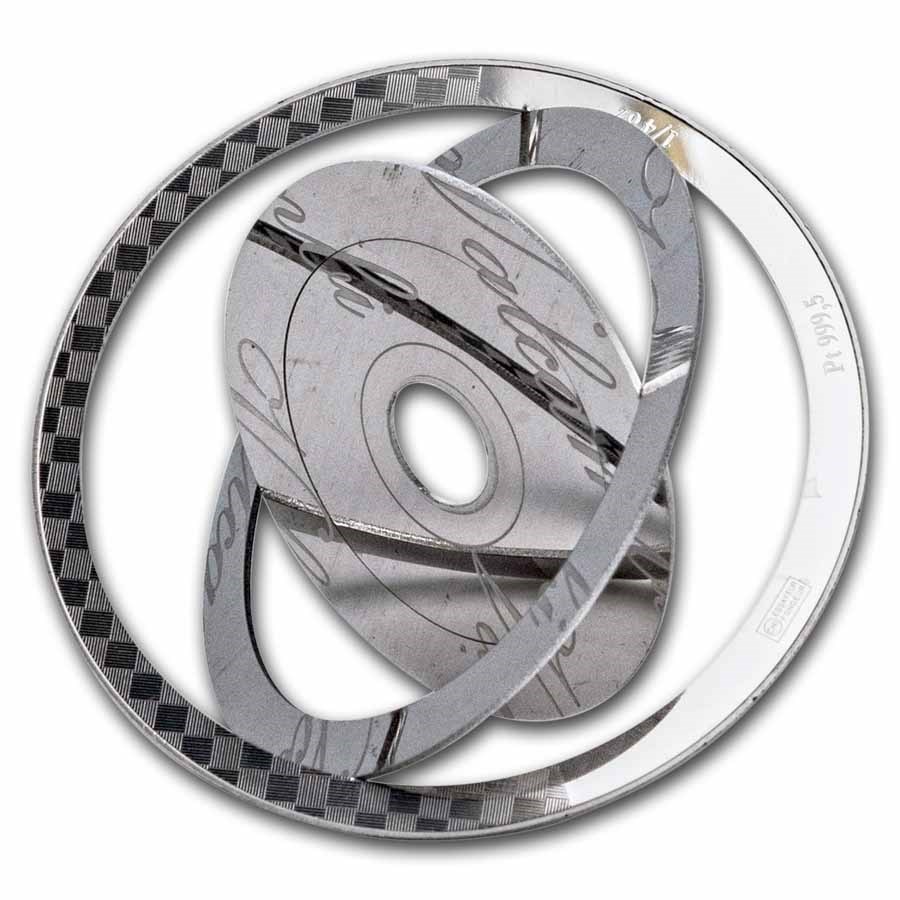 1 oz Platinum Round Valcambi Armillary