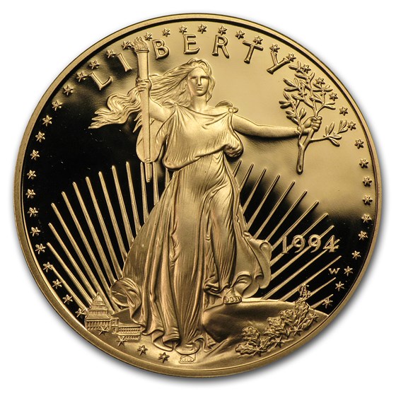 1 oz Proof American Gold Eagle (Random, Capsule Only)