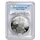 1 oz Proof American Silver Eagle PR-70 PCGS (Random Year)