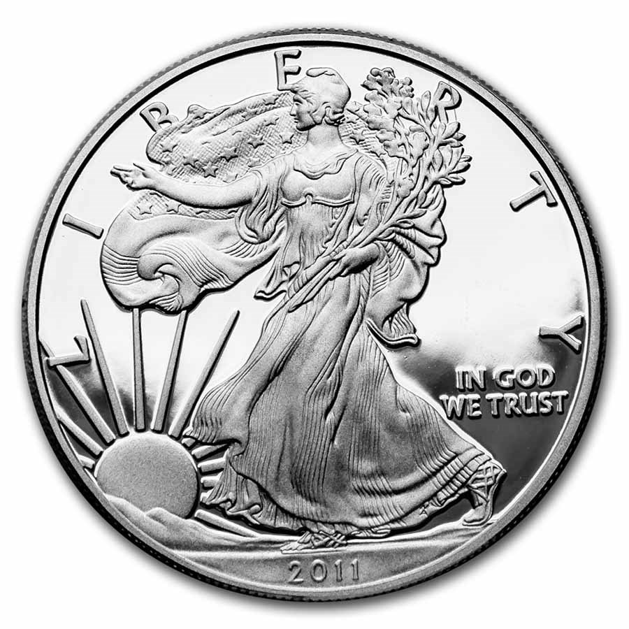 1 oz Proof American Silver Eagle (Random Year, w/Box & COA)