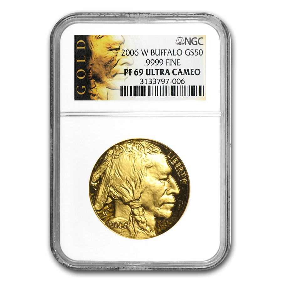 1 oz Proof Gold Buffalo PF-69 NGC (Random Year)