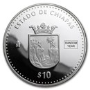 1 oz Proof Silver States of Mexico (Random, Capsule Only)