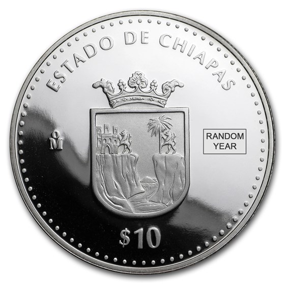 1 oz Proof Silver States of Mexico (Random, Capsule Only) 1 oz Proof Silver States of Mexico (Random, Capsule Only)