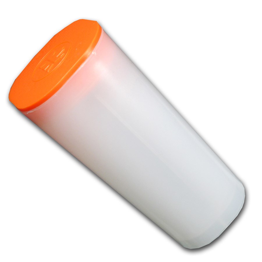 1 oz RCM Silver Maple Leaf/Wildlife Coin Tubes (Orange Top)