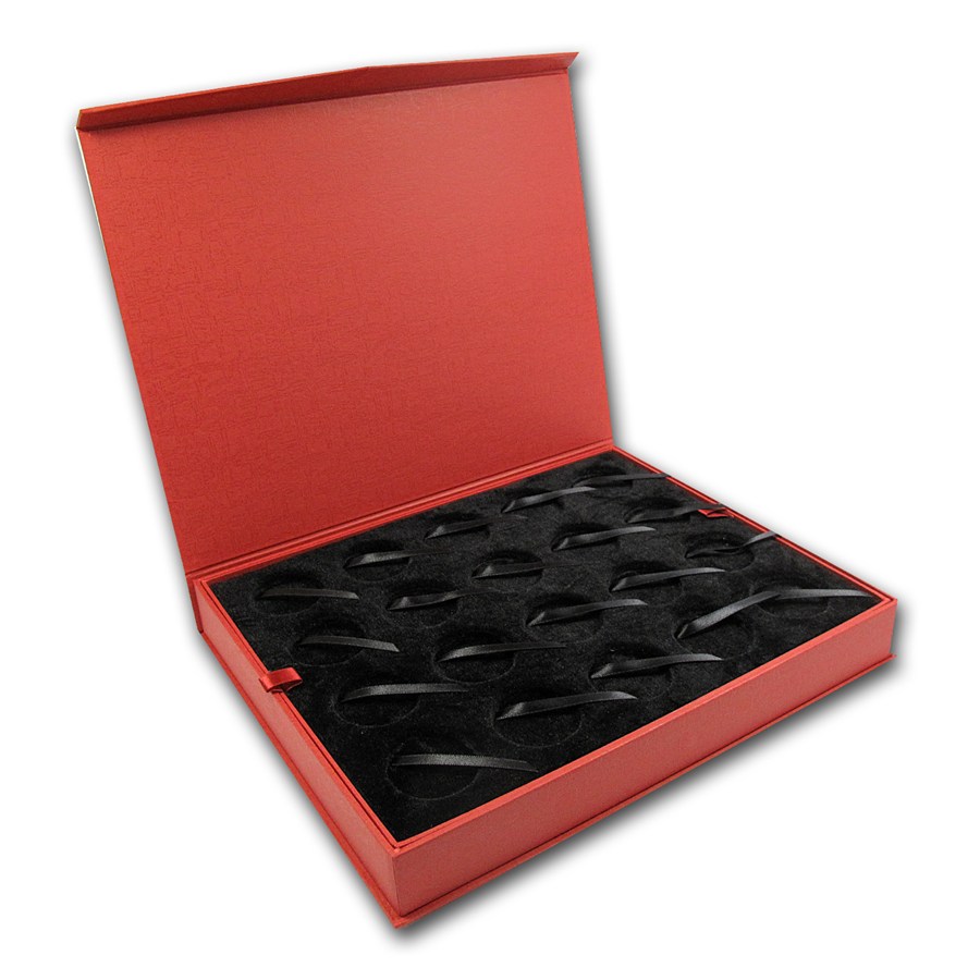 Buy 1 oz Silver 40-Piece Red Presentation Box | APMEX