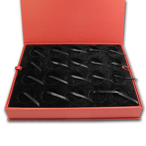 Buy 1 oz Silver 40-Piece Red Presentation Box | APMEX