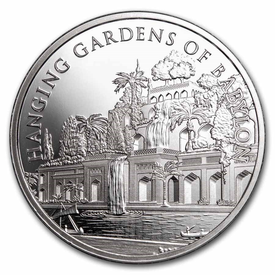 1 oz Silver - 7 Wonders of the World: Hanging Gardens of Babylon