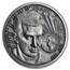 1 oz Silver Antique Round - Frank Frazetta (Death Dealer)