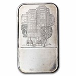 1 oz Silver Art Bar - 1973 The Old Barbary Coast San Francisco