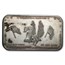 1 oz Silver Art Bar - California Crown Mint (Random Motif)