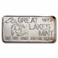 1 oz Silver Art Bar - Great Lakes Mint (Random Motif)