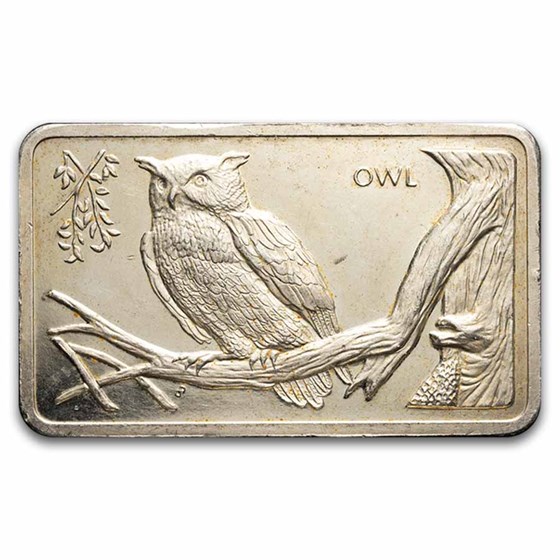 1 oz Silver Art Bar - Mount Everest Mint (Animal, Random Motif) 1 oz Silver Art Bar - Mount Everest Mint (Animal, Random Motif)